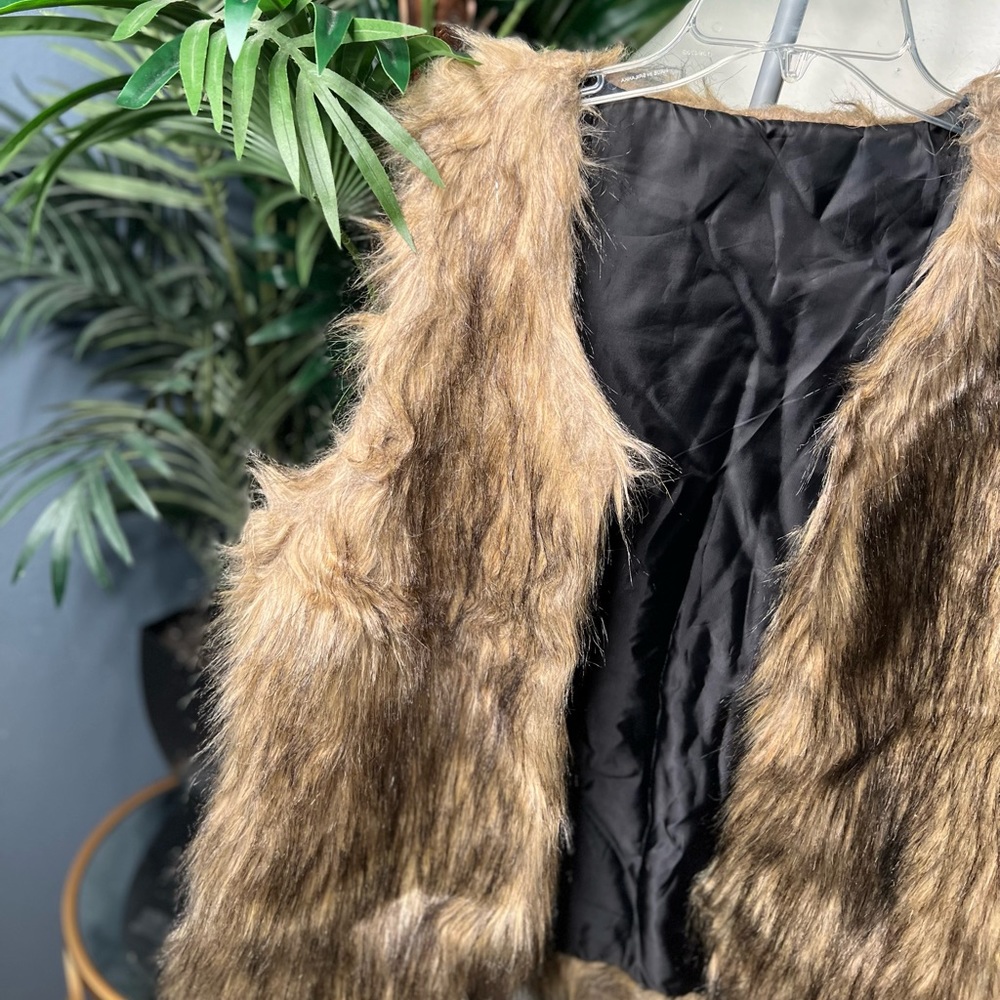 Brown Fur Vest